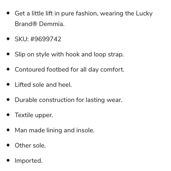 Lucky Brand sandals wedges Demmia acid denim hazy paisley NEW size 10 mushrooms - Picture 10 of 10